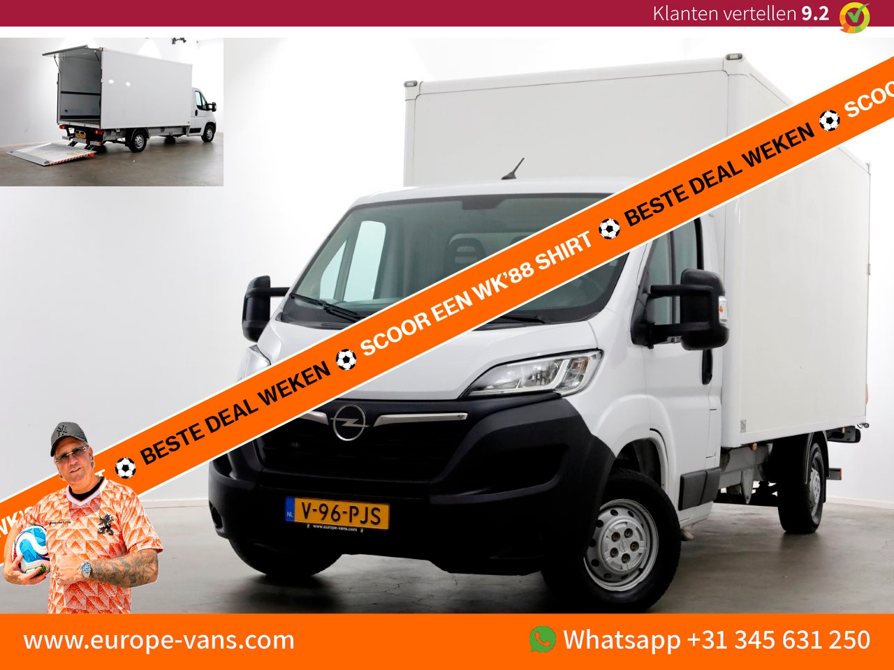 Opel Movano - 2.2D 140pk Bakwagen met laadklep 1.060kg laadvermogen 07-2022 - AutoWereld.nl