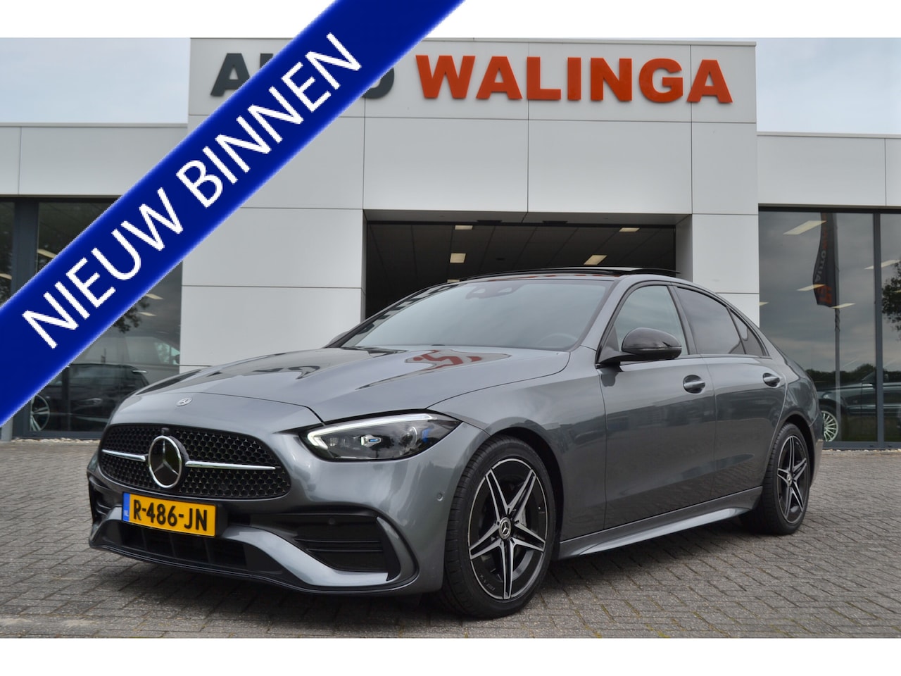 Mercedes-Benz C-klasse - 300 AMG | Panoramadak | Dig Led Kopl | Burmester | 360 Camera | Night-pakket - AutoWereld.nl
