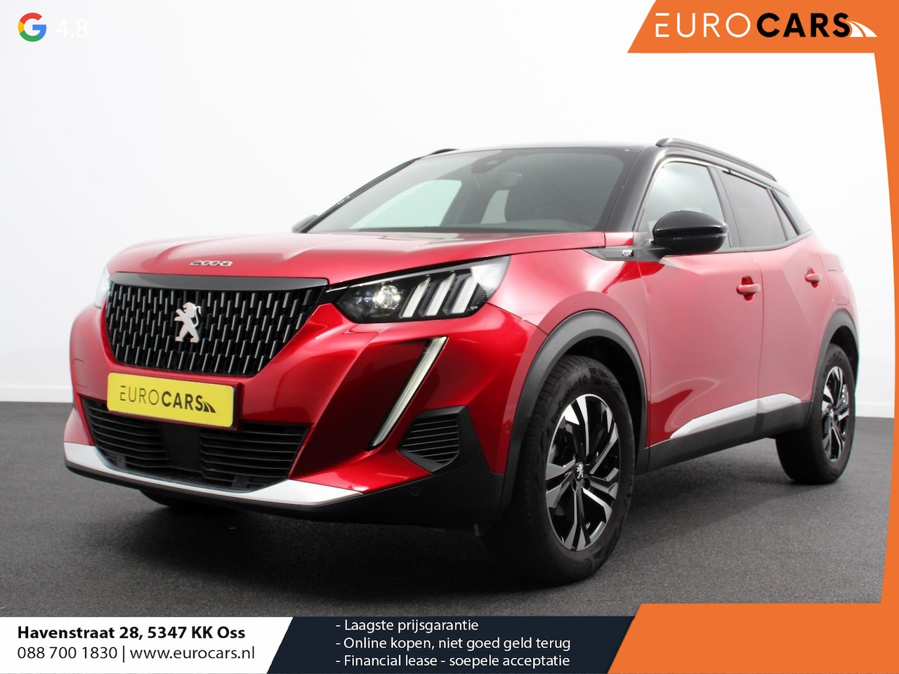 Peugeot 2008 - 1.2 PureTech 130 GT Cimate control Cruise control LED Achteruitrij camera Navigatie Parkee - AutoWereld.nl