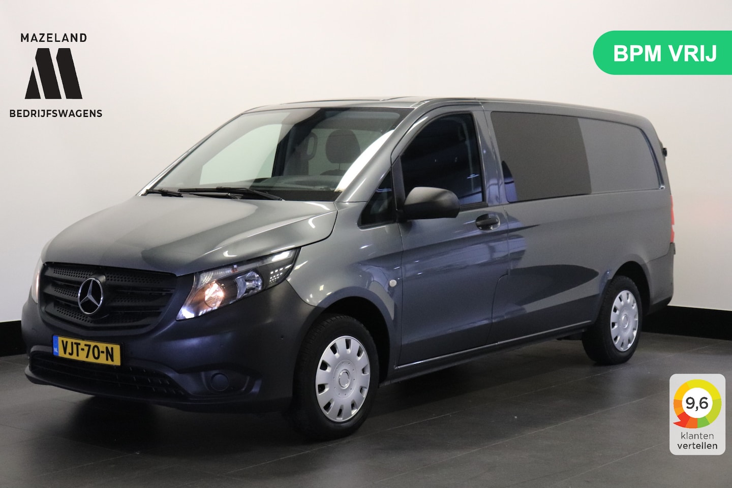 Mercedes-Benz Vito - 114 CDI Lang Dubbele Cabine Automaat EURO 6 - AC/Climate - Navi - Cruise - € 28.900,- Excl - AutoWereld.nl