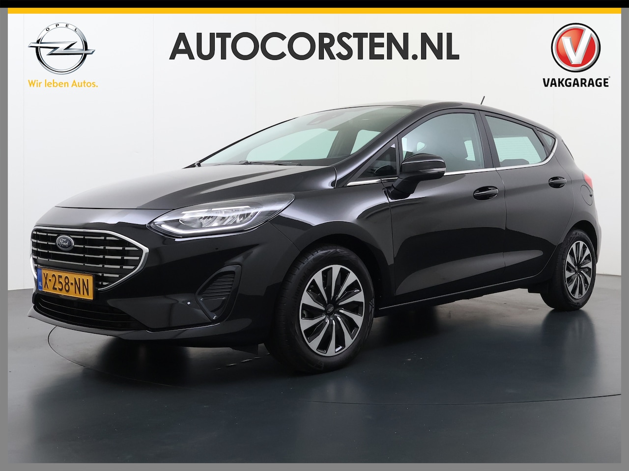 Ford Fiesta - 1.0T 124PK Hybrid 5Drs Stuur+Stoel+Voorruitverwarming Navi* Ecc Apple Carplay/Android Auto - AutoWereld.nl