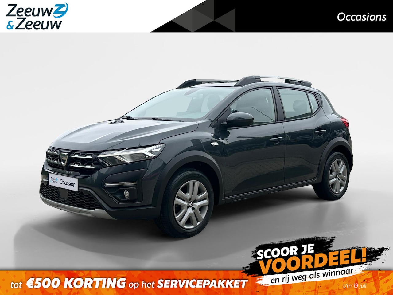 Dacia Sandero Stepway - 1.0 TCe 100 Bi-Fuel Comfort | Trekhaak | Cruise & Climate Control | Apple Carplay & Androi - AutoWereld.nl