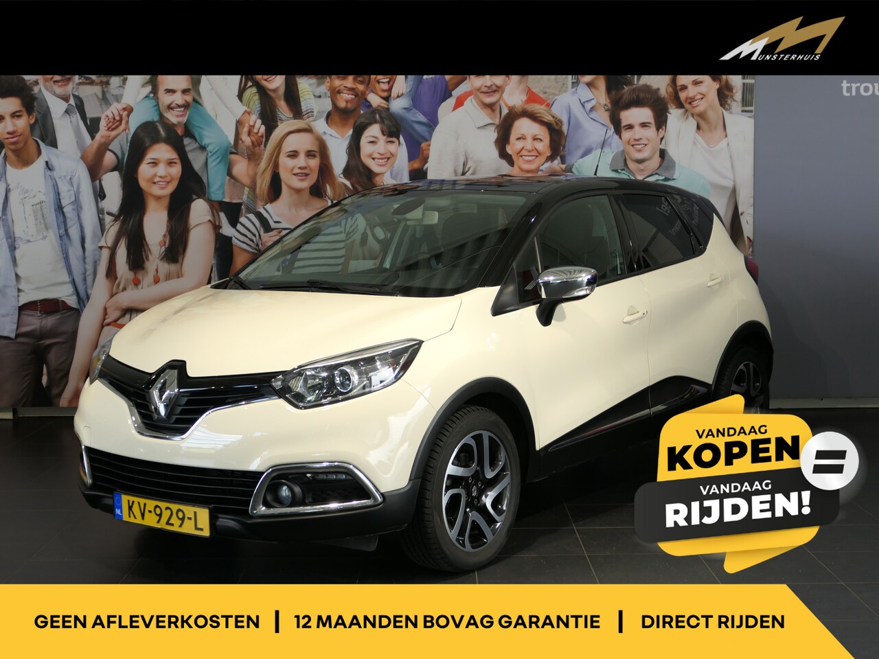 Renault Captur - 1.2 TCe Dynamique *Automaat!* - Cruise - Sensor achter - Elektr. inklapbare spiegels - AutoWereld.nl
