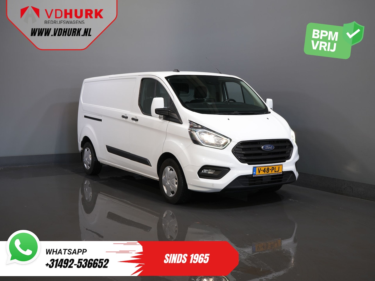 Ford Transit Custom - 2.0 TDCI 130 pk Aut. L2 2x Schuifdeur/ Standkachel/ Stoelverw./ Carplay/ Airco/ Cruise/ PD - AutoWereld.nl