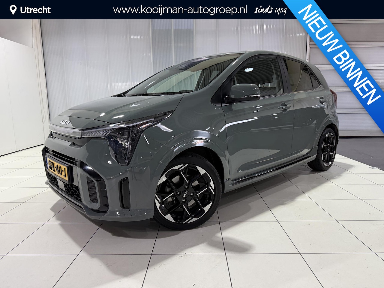 Kia Picanto - 1.0 DPI GT-Line Stoel en Stuur verwarming, Schuif kantel dak, Apple Carplay/Android Auto, - AutoWereld.nl