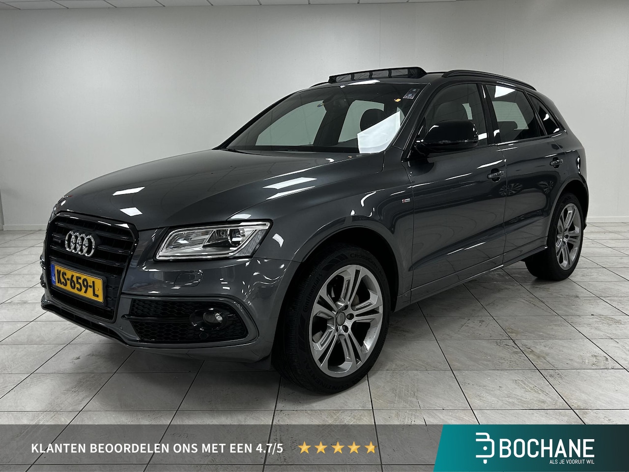 Audi Q5 - 2.0 TFSI quattro Adrenalin Sport ELEKTRISCH PANORAMADAK | NAVIGATIE | PARKEERSENSOREN VOOR - AutoWereld.nl