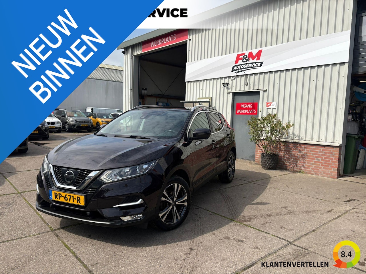 Nissan Qashqai - 1.2 N-Connecta Clima, cruise, 360, pano - AutoWereld.nl