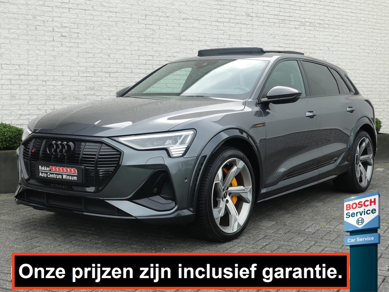 Audi e-tron - S 503PK S 95KWH QUATTRO PANO.DAK/LEER/HEAD-UP/B&O/TREKHAAK/MASSAGE - AutoWereld.nl