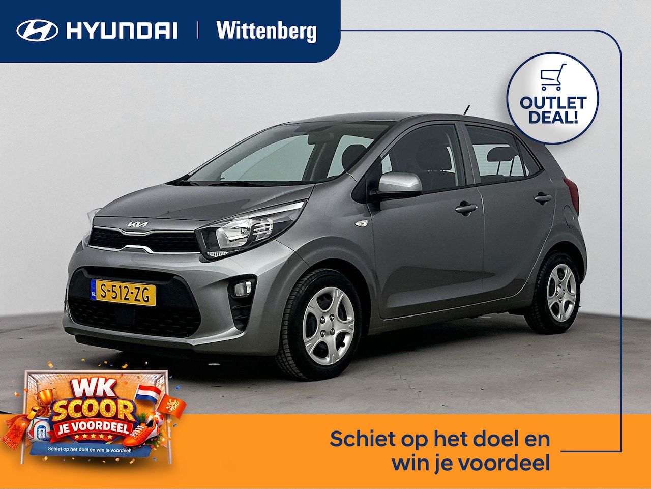 Kia Picanto - 1.0 DPi ComfortLine | Cruise | Airco | Radio | - AutoWereld.nl