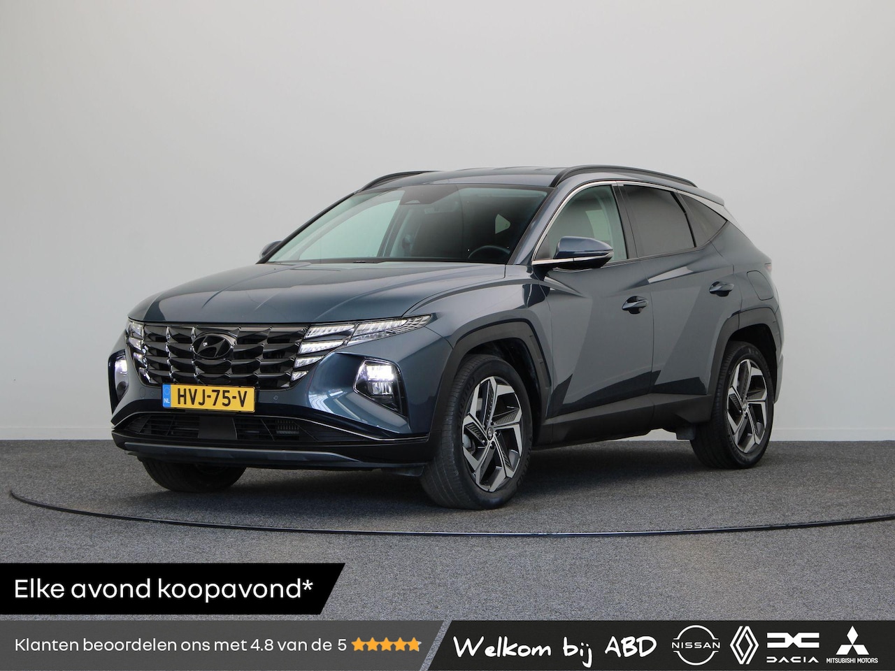 Hyundai Tucson - 1.6 T-GDI HEV 230pk i-Motion | Stoel & Stuurwielverwarming | Elektrische Achterklep | Adap - AutoWereld.nl