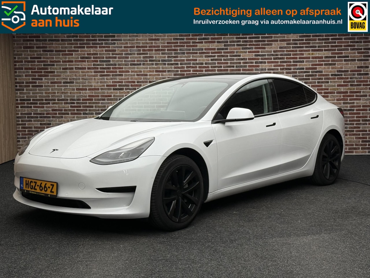 Tesla Model 3 - Standard RWD Plus 60 kWh 360 Camera SOH Leer 90% - AutoWereld.nl
