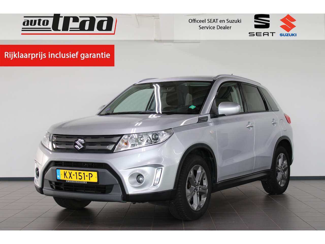 Suzuki Vitara - 1.6 Exclusive Automaat / Trekhaak / Camera / Stoelverwarming / Navigatie / - AutoWereld.nl