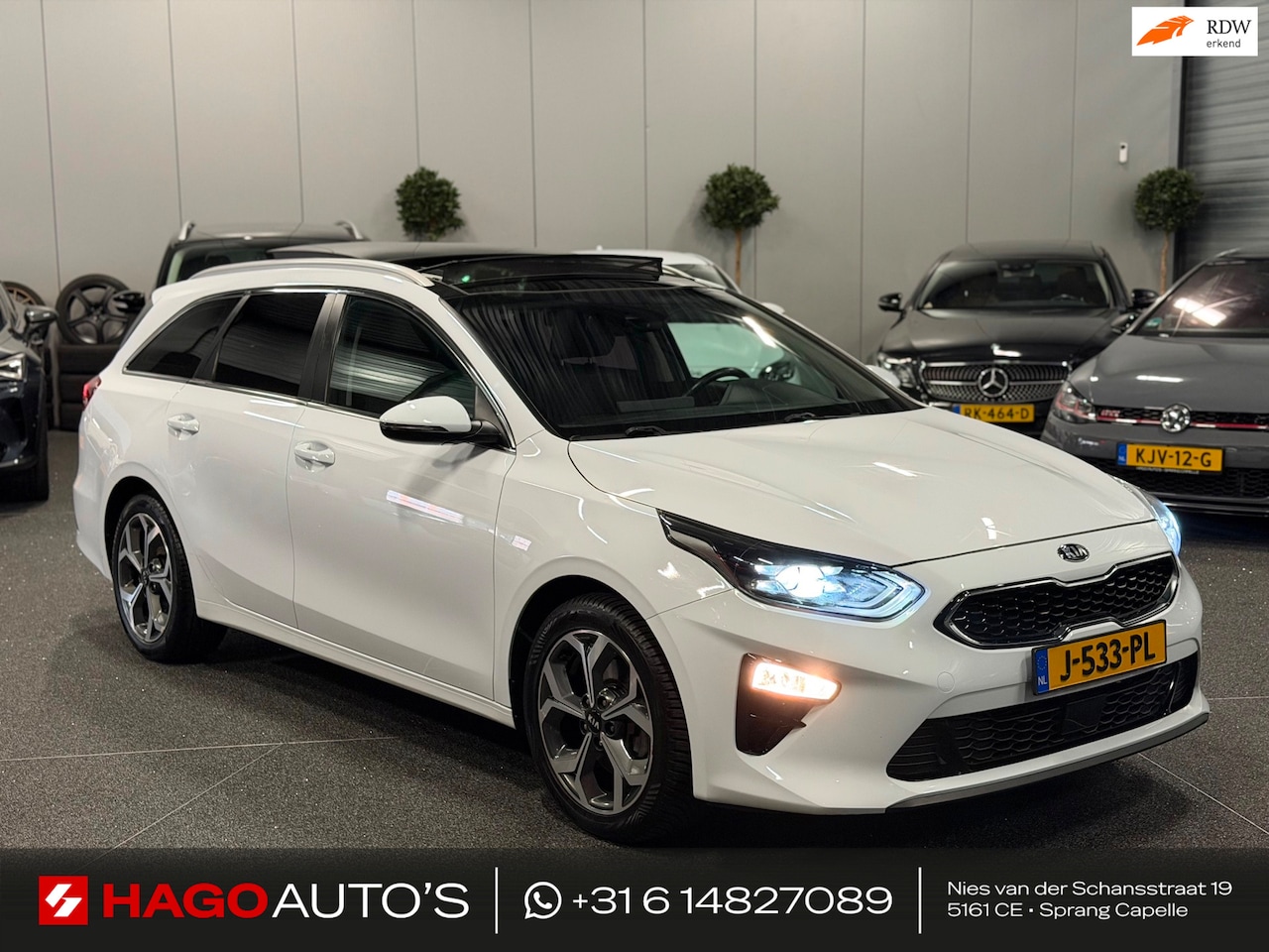 Kia Cee'd Sportswagon - Ceed 1.4 T-GDi DynamicLine BTW/NAVI/PANO/LED/JBL/BLIND-SPOT/LANE-ASSIST/STOEL+STUURVERW/CA - AutoWereld.nl