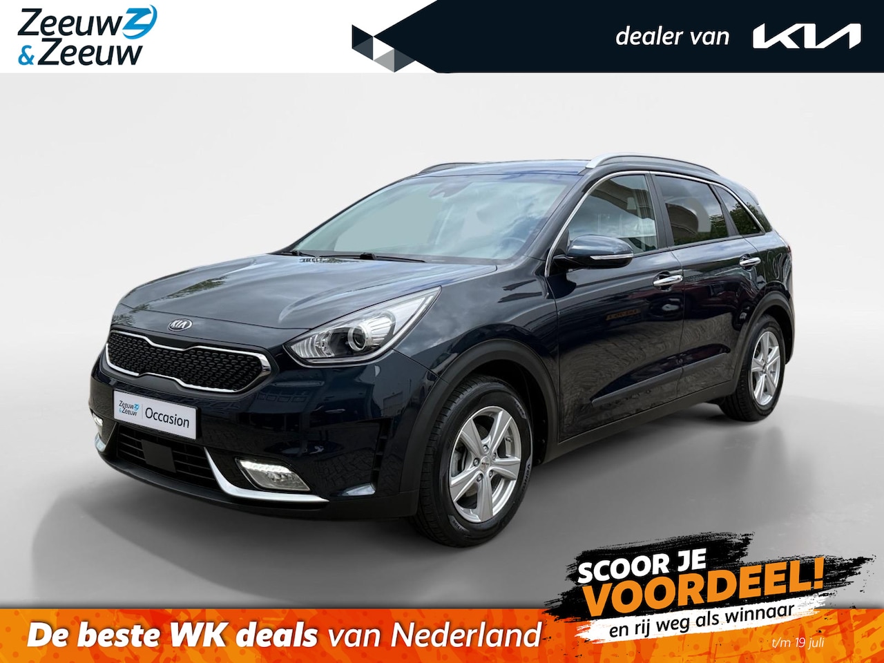Kia Niro - 1.6 GDi Hybrid BusinessLine | LEDER | NAVI | CAMERA | STUUR & STOELVERWARMING | TREKHAAK | - AutoWereld.nl