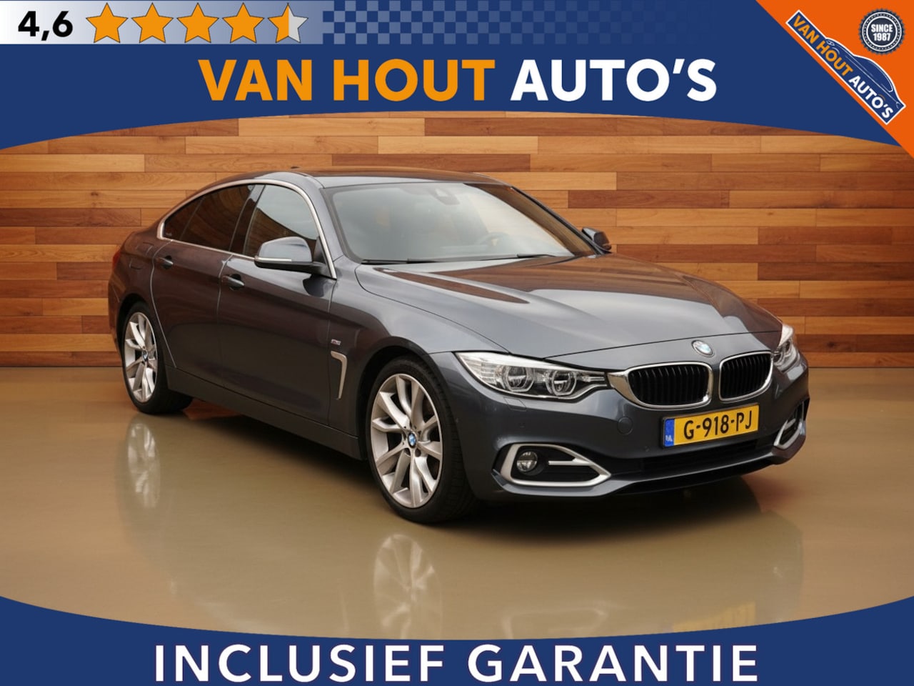 BMW 4-serie Gran Coupé - 420d High Executive | MODERN LINE | SPORTLEDER | TREKHAAK - AutoWereld.nl