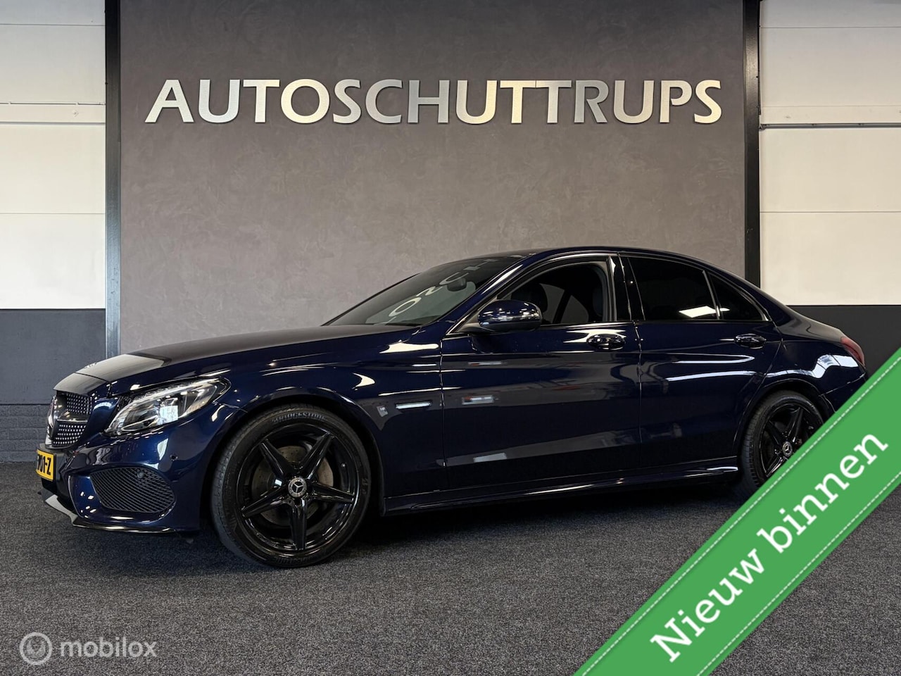 Mercedes-Benz C-klasse - 180 AMG Sport Edition LED / NAP / LEDER / STOELVERW. / SUPER ONDERHOUDEN / - AutoWereld.nl