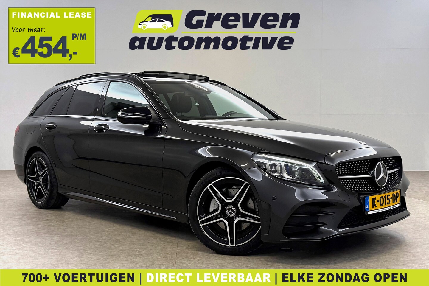 Mercedes-Benz C-klasse - 200 Business Solution AMG | Pano | 360° | Virtual | Sfeer | Carplay | Leder - AutoWereld.nl