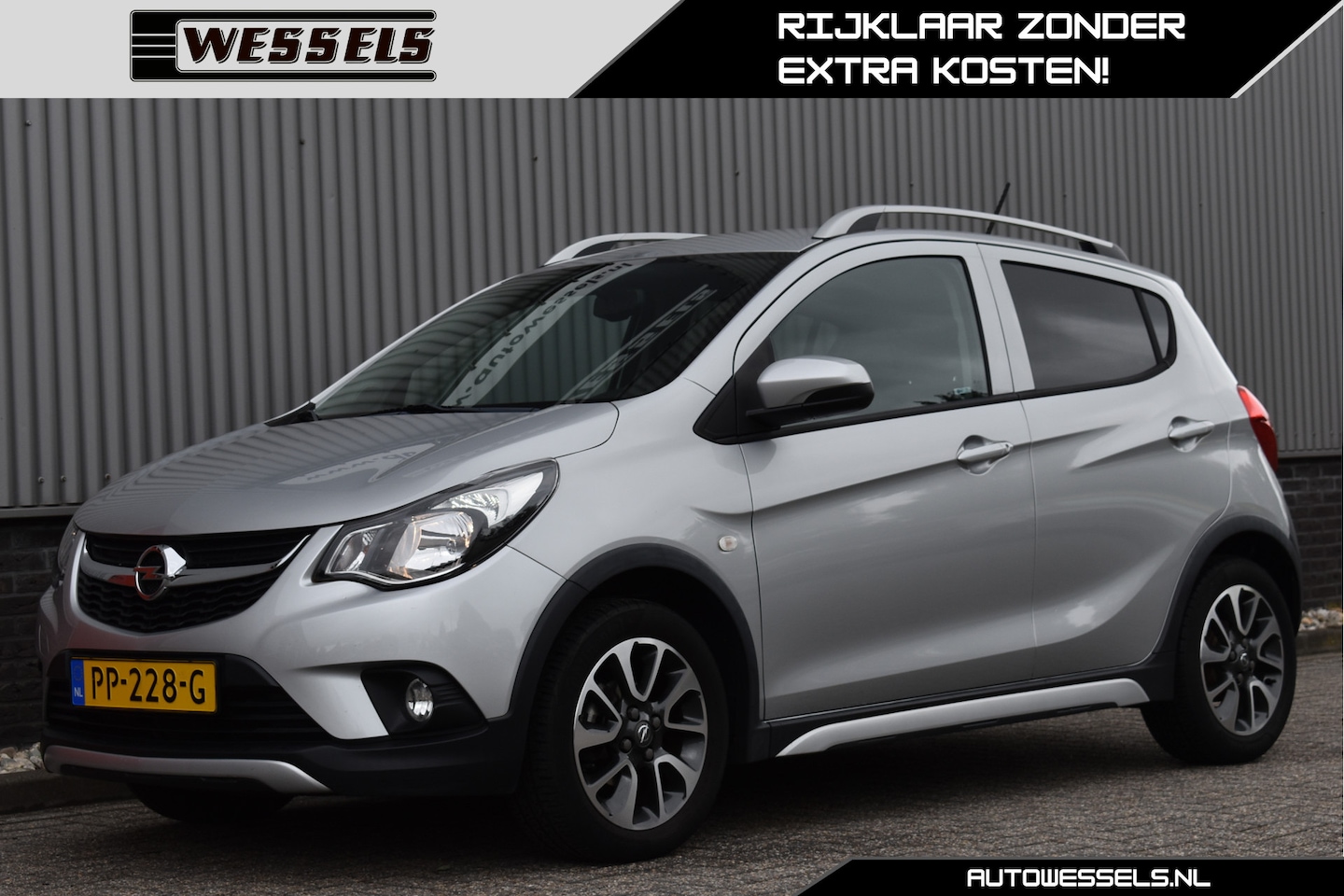 Opel Karl - 1.0 Rocks Online Edition Cruise, Carplay, PDC, DAB, Airco, Multi.stuur, NL-auto - AutoWereld.nl