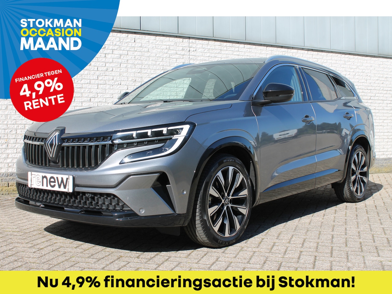Renault Espace - E-Tech full hybrid 200 techno 7p. | 7-persoons | Google navigatie | elektrische achterklep - AutoWereld.nl