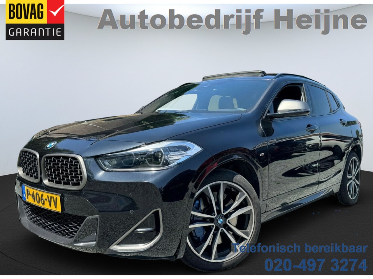 BMW X2 - M35iA 306PK HIGH EXECUTIVE M-SPORT HALF-LEDER/NAVI/HEAD-UP/PANORAMADAK - AutoWereld.nl
