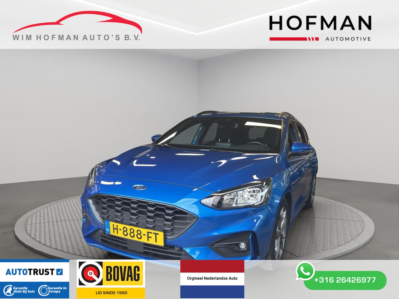 Ford Focus Wagon - 1.5 EcoBoost ST Line150 PK Camera B&O Stoel+Stuur Verwarming Dhoek - AutoWereld.nl
