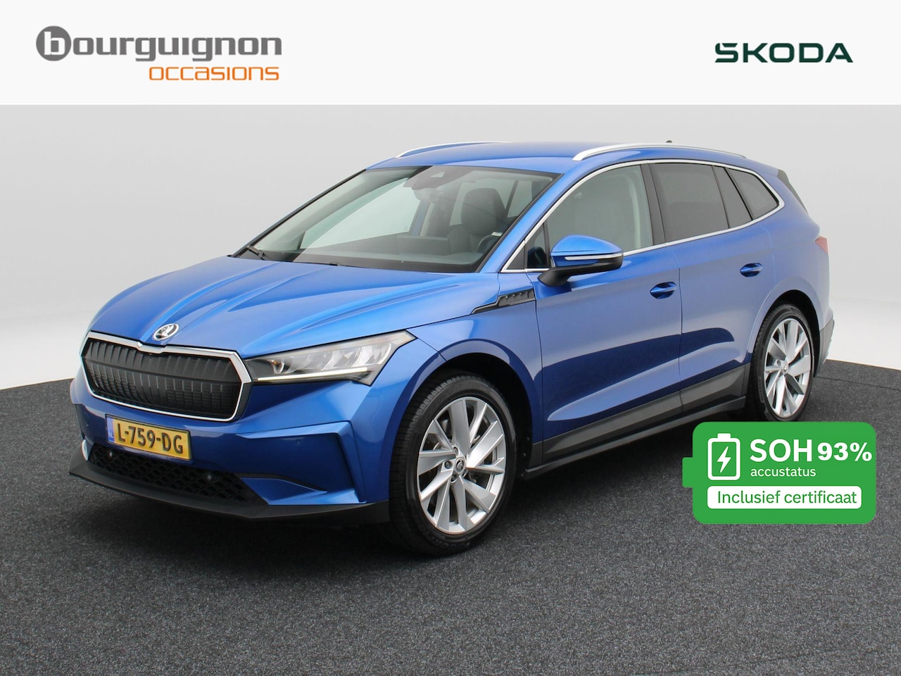 Skoda Enyaq iV - 80 245 Pk | Stoel/Stuurverwarming | Trekhaak | Camera | Cruise Control | Half Leer | Warmt - AutoWereld.nl