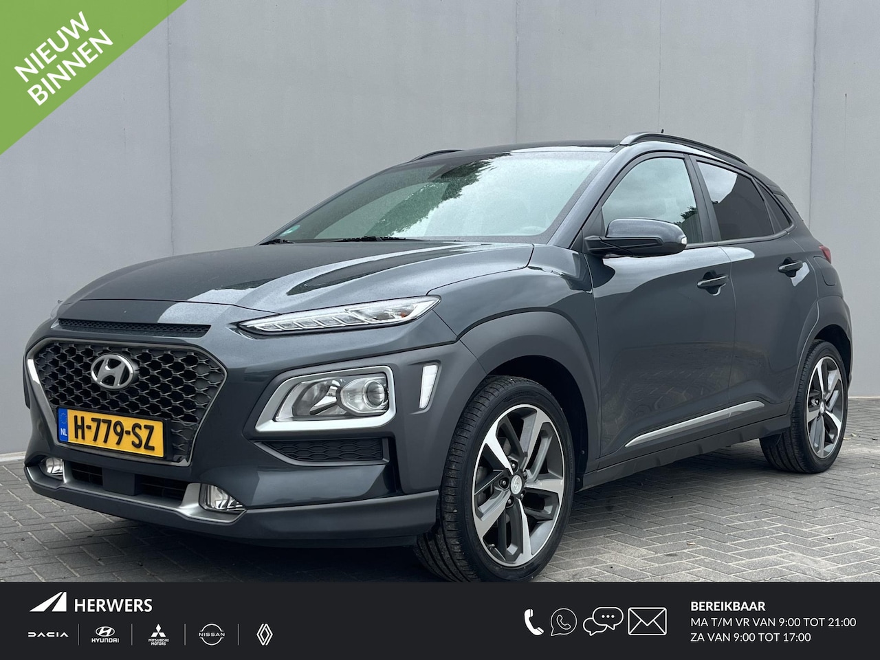 Hyundai Kona - 1.0T Premium / Trekhaak (1.200KG) / Cruise Control / Stuur-, Stoelverwarming / Apple Carpl - AutoWereld.nl