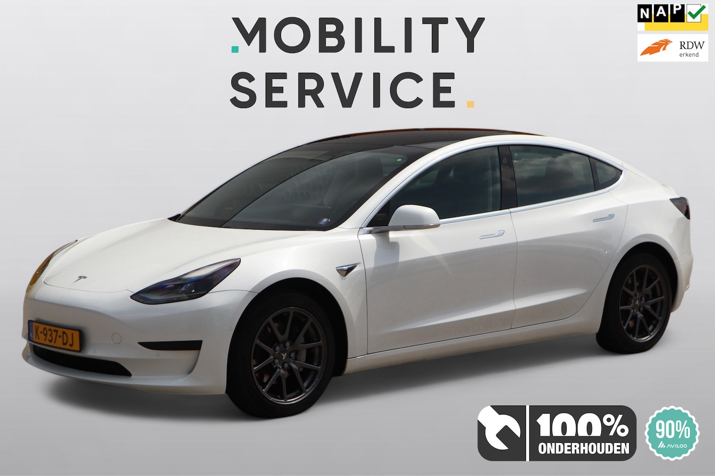 Tesla Model 3 - Standard RWD Plus 60 kWh SOH90% Pano Clima AutoPilot - AutoWereld.nl