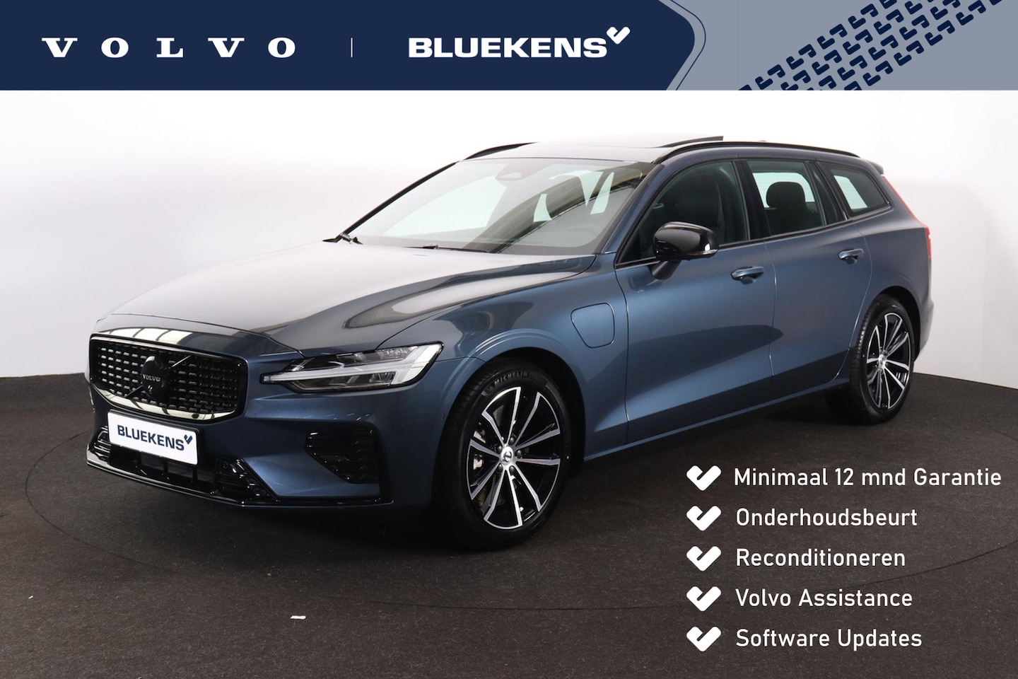 Volvo V60 - T8 Plug-in hybrid AWD Plus Dark Performance Edit. - Panorama/schuifdak - IntelliSafe Assis - AutoWereld.nl