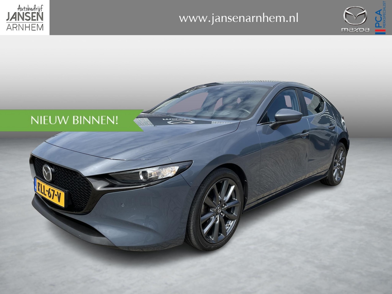 Mazda 3 - 2.0 e-SkyActiv-G M Hybrid 122 Comfort , Trekhaak, Stuur/Stoelverwarming, Camera, Adap.Crui - AutoWereld.nl