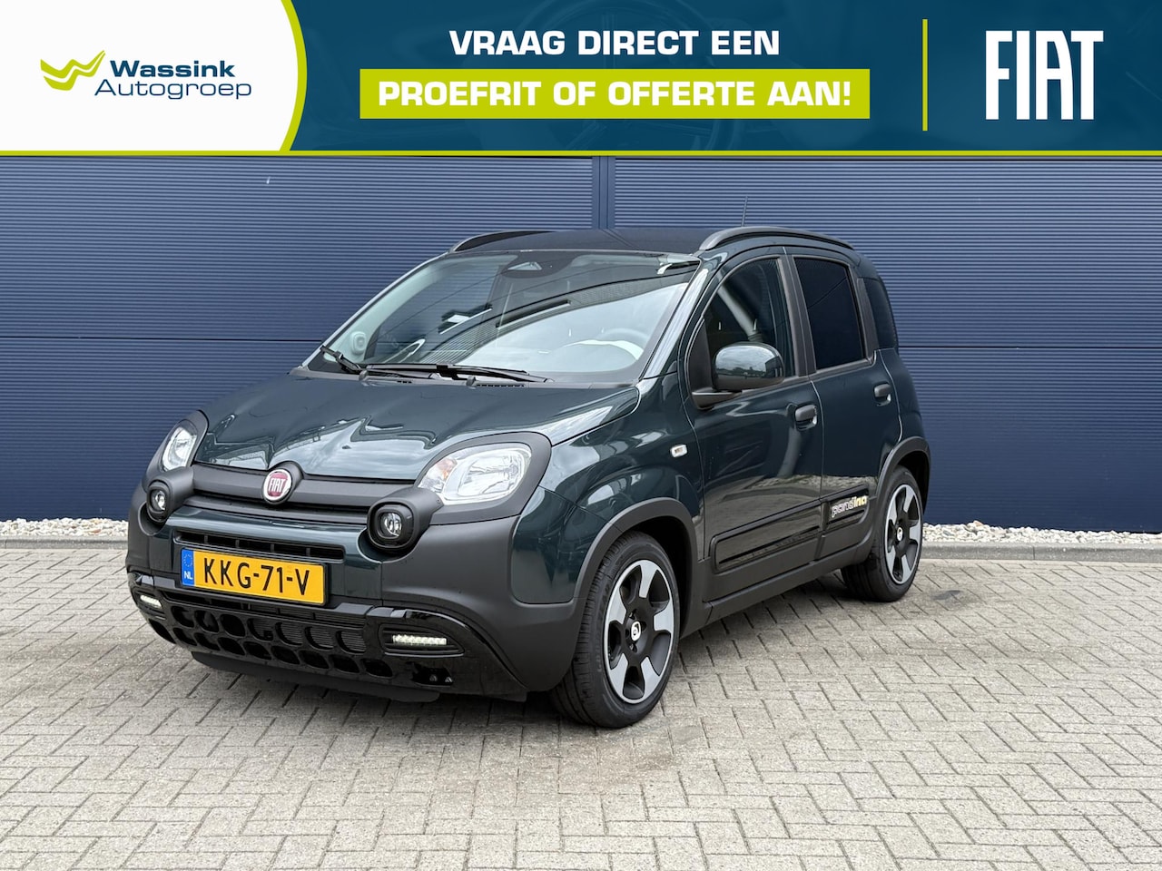 Fiat Panda - 1.0 Hybrid Pandina | Carplay/Android Auto | Airco | Cruise Control - AutoWereld.nl