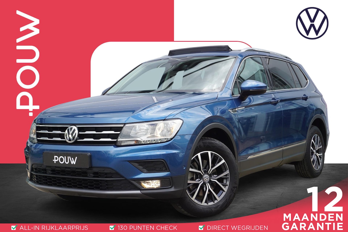 Volkswagen Tiguan Allspace - 1.5 TSI 150pk DSG Comfortline 7p. | Panoramadak | Achteruitrijcamera | Adaptive Cruise - AutoWereld.nl