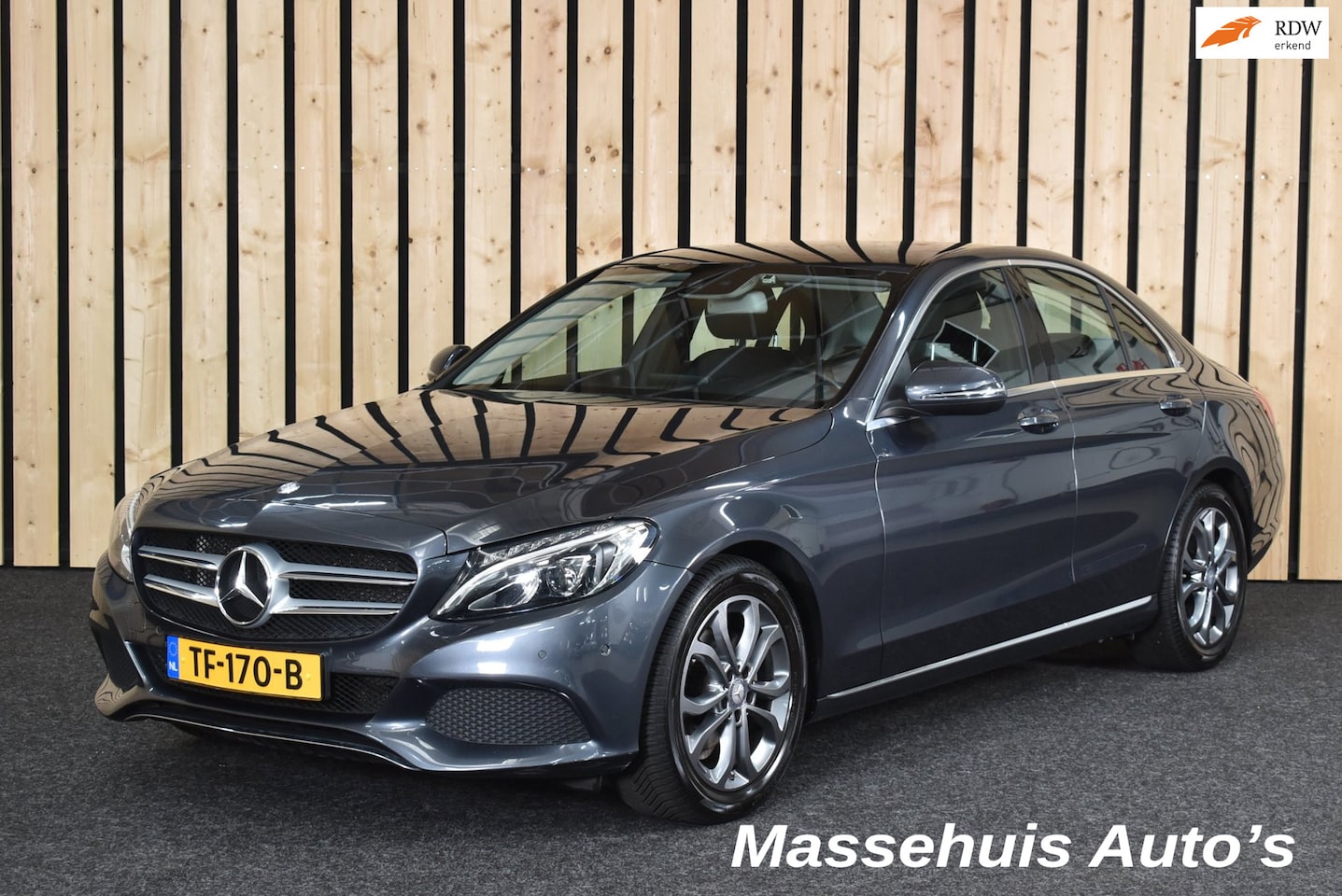 Mercedes-Benz C-klasse - 180 Prestige Automaat Trekhaak 125dkm Stoelverwarming All seasons Navi Cruise Clima + Nwe - AutoWereld.nl