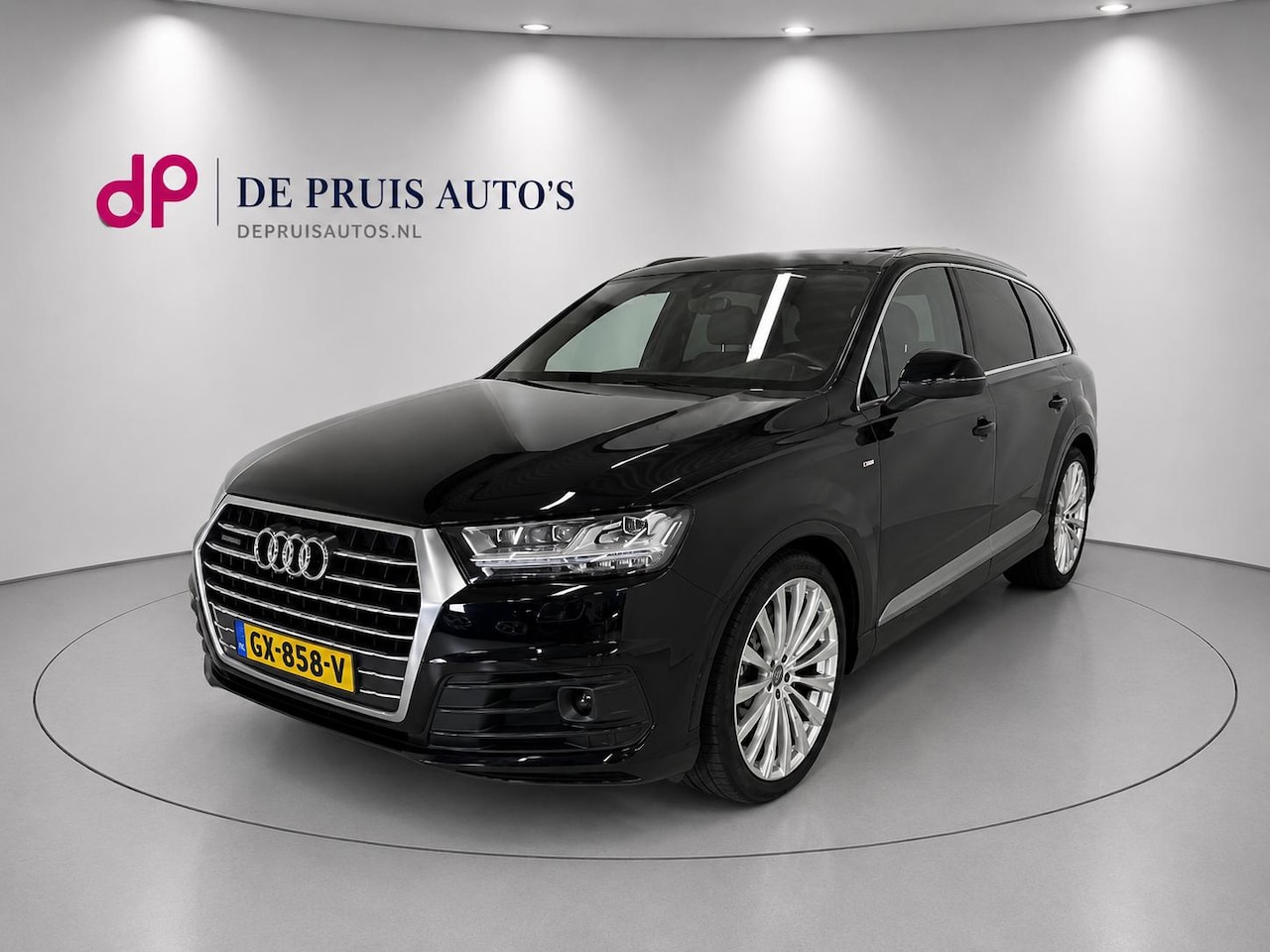 Audi Q7 - 3.0 TDI quattro S Line + 7p Bose Alacntara Hemel Trekhaak Pano 22 Inch Luchtvering - AutoWereld.nl