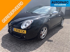 Alfa Romeo MiTo - 1.4 T , AIRCO, SPORTSTOELEN, LM VELGEN, NWE DISTRIBUTIE, ALLE FACTUREN AANWEZIG, ZEER GOED