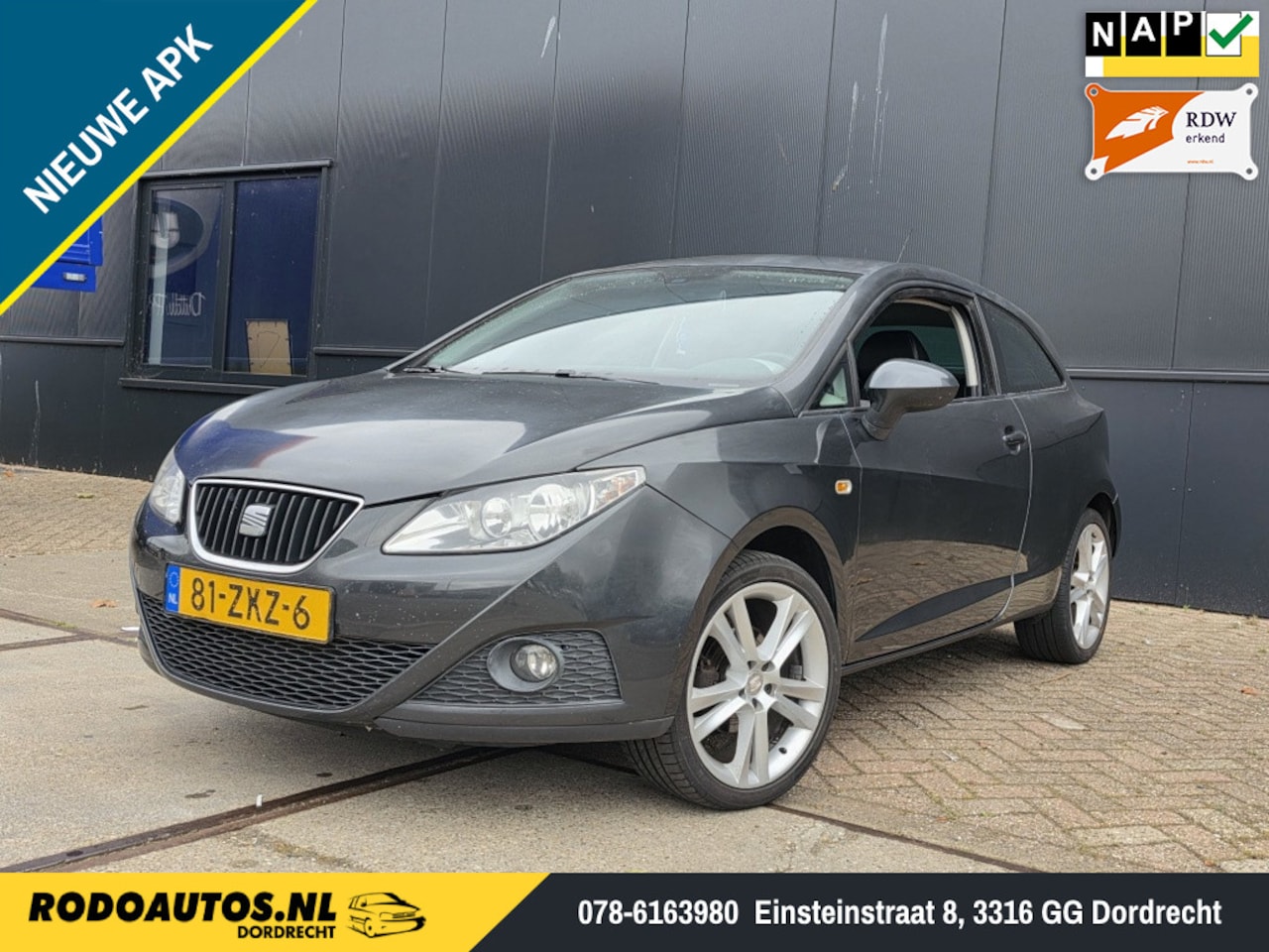 SEAT Ibiza SC - 1.6 Sport 3-Drs Airco/Leer Nieuwe APK ✅ - AutoWereld.nl