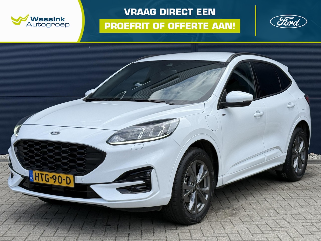 Ford Kuga - 2.5 PHEV e-CVT 225pk ST-Line X Navigatie | Camera | Climate Control | Stoel/Stuur/Voorruit - AutoWereld.nl
