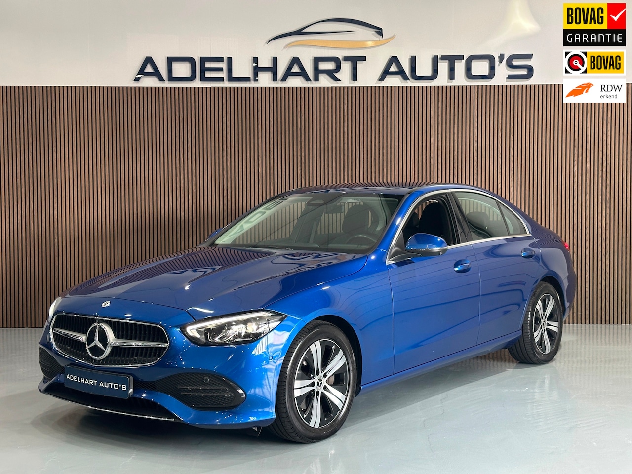Mercedes-Benz C-klasse - 180 Luxury Line Automaat / Navigatie full map / 360 Camera / Cruise control / Lederen inte - AutoWereld.nl