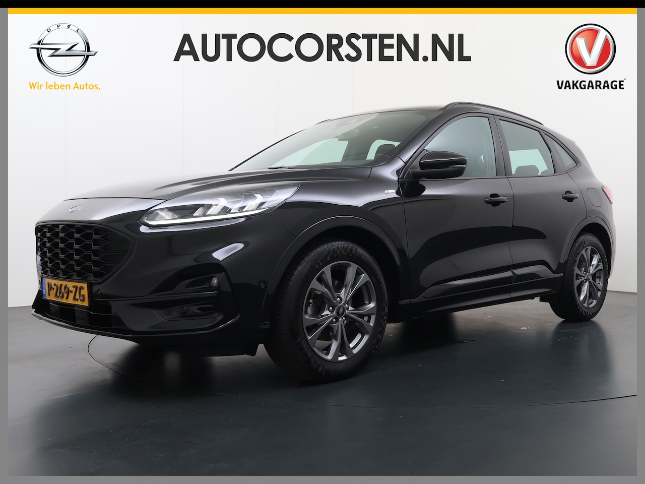 Ford Kuga - 1.5T 150PK ST-Line Trekhaak Adap.Cruise Stoel+Stuur+Achterbank+Voorruitverwarming Elek.Ach - AutoWereld.nl