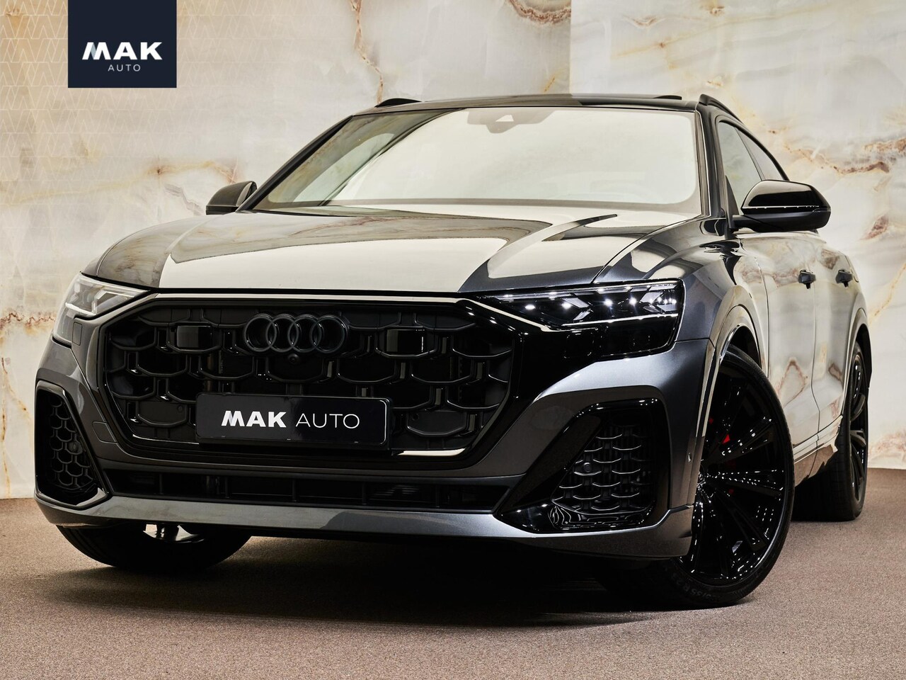 Audi Q8 - 60 TFSI e quattro Pro Line S Competition 60 TFSI e Quattro Pro Line S Competition , pano, 4W-best, B&O, Luchtv., OLED, S sportstoel - AutoWereld.nl