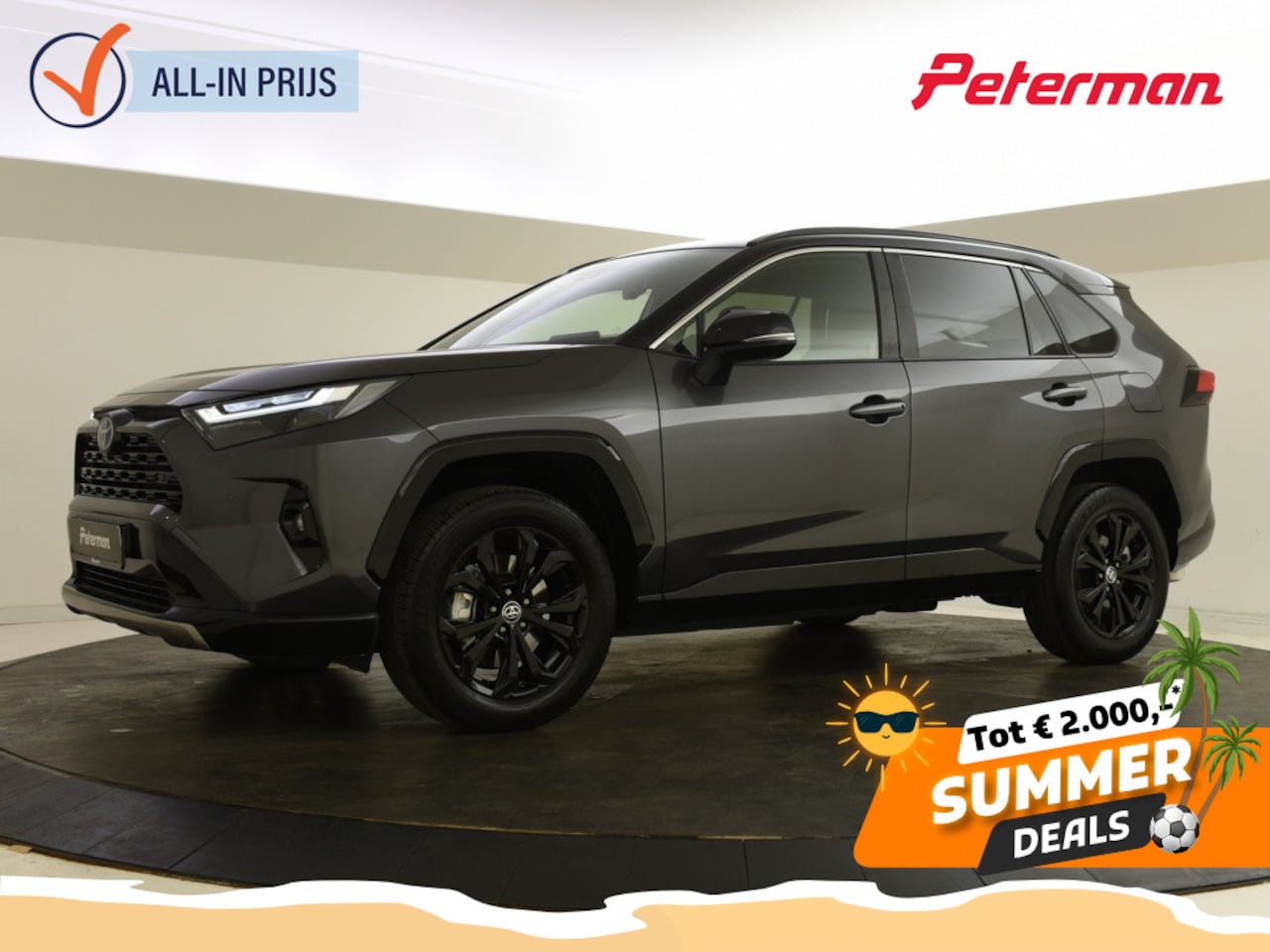 Toyota RAV4 - 2.5 Hybrid Style | Halfleer | Navigatie | Elektr. a. klep | - AutoWereld.nl