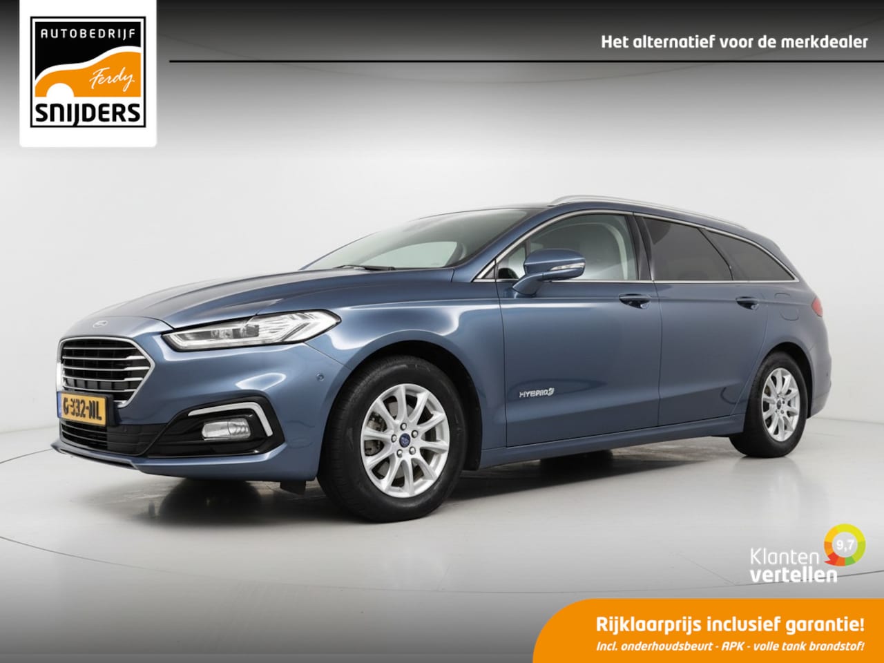 Ford Mondeo Wagon - 2.0 IVCT HEV Titanium 2.0 IVCT HEV Titanium, Orig.NL NAP | Keyless | DAB+ | LED | Apple Car Play | PDC - RIJKLAA - AutoWereld.nl