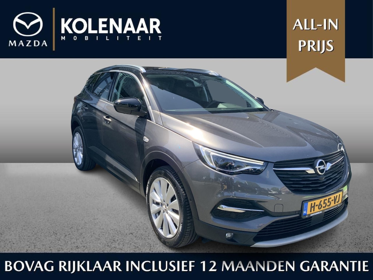 Opel Grandland X - 1.2 Turbo Navi/Trekhaak/Camera achter/Nieuwstaat - AutoWereld.nl