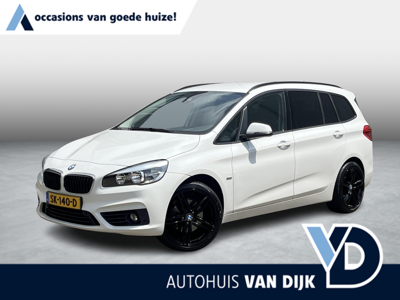 BMW 2-serie Gran Tourer - 218i Centennial High Executive 7p. | Navi/Cruise/Clima/PDC V+A/19"/Stoelverwarming/Privacy - AutoWereld.nl