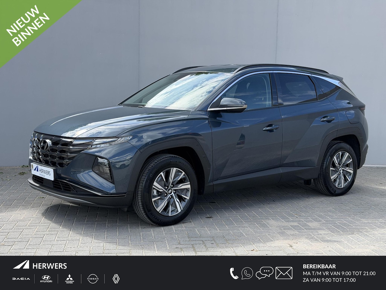 Hyundai Tucson - 1.6 T-GDI HEV Comfort Smart / Afneembare Trekhaak / 1650kg Trekgewicht / Fabrieksgarantie - AutoWereld.nl