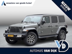 Jeep Wrangler Unlimited - 4xe 380 Sahara | NL-auto/Elektr.Vouwdak/Leder/Adapt.Cruise/Keyless