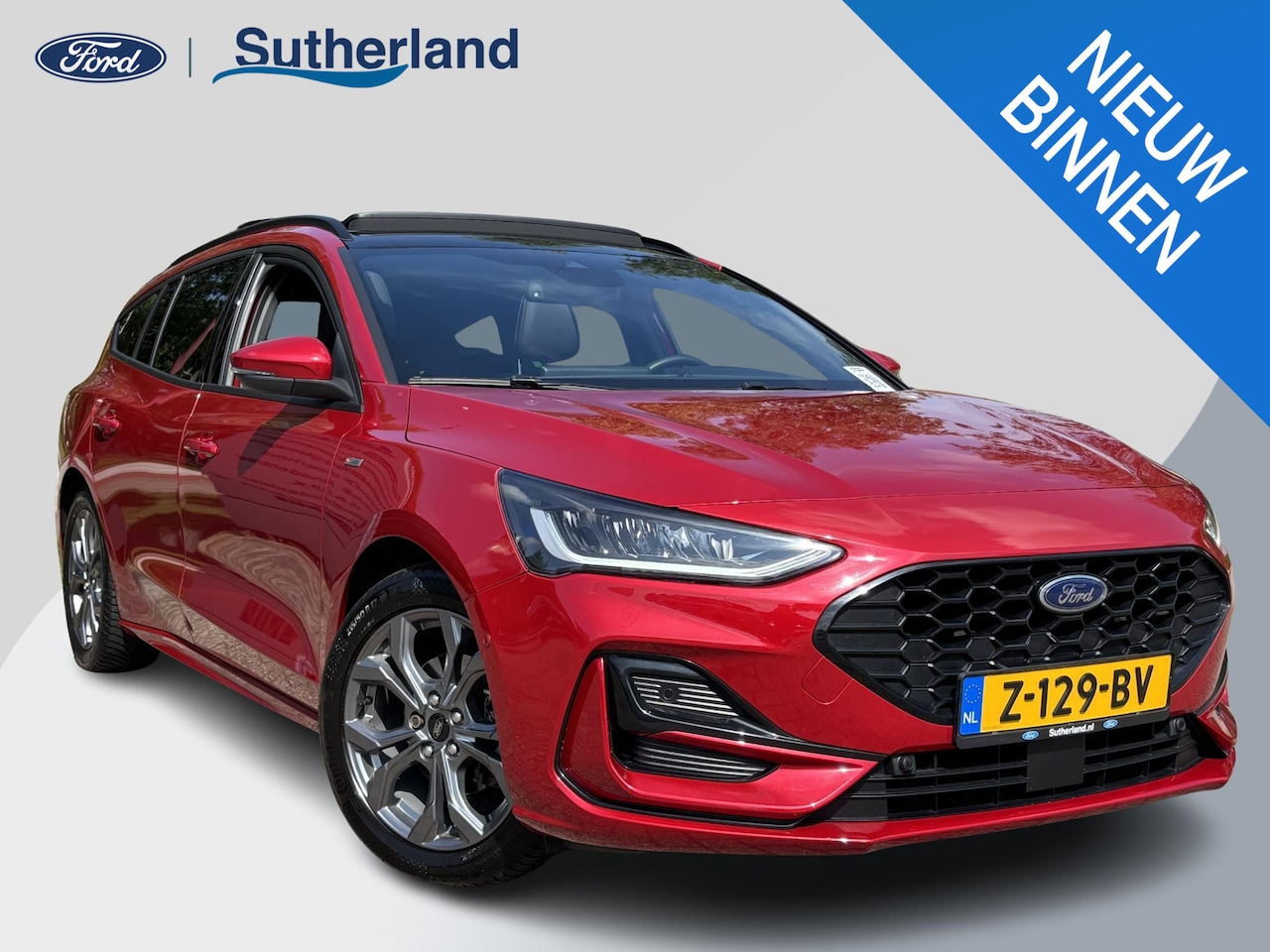 Ford Focus Wagon - 1.0 EcoBoost Hybrid ST Line X 155pk | Vol leder | Panoramadak | | Adaptive cruise control - AutoWereld.nl