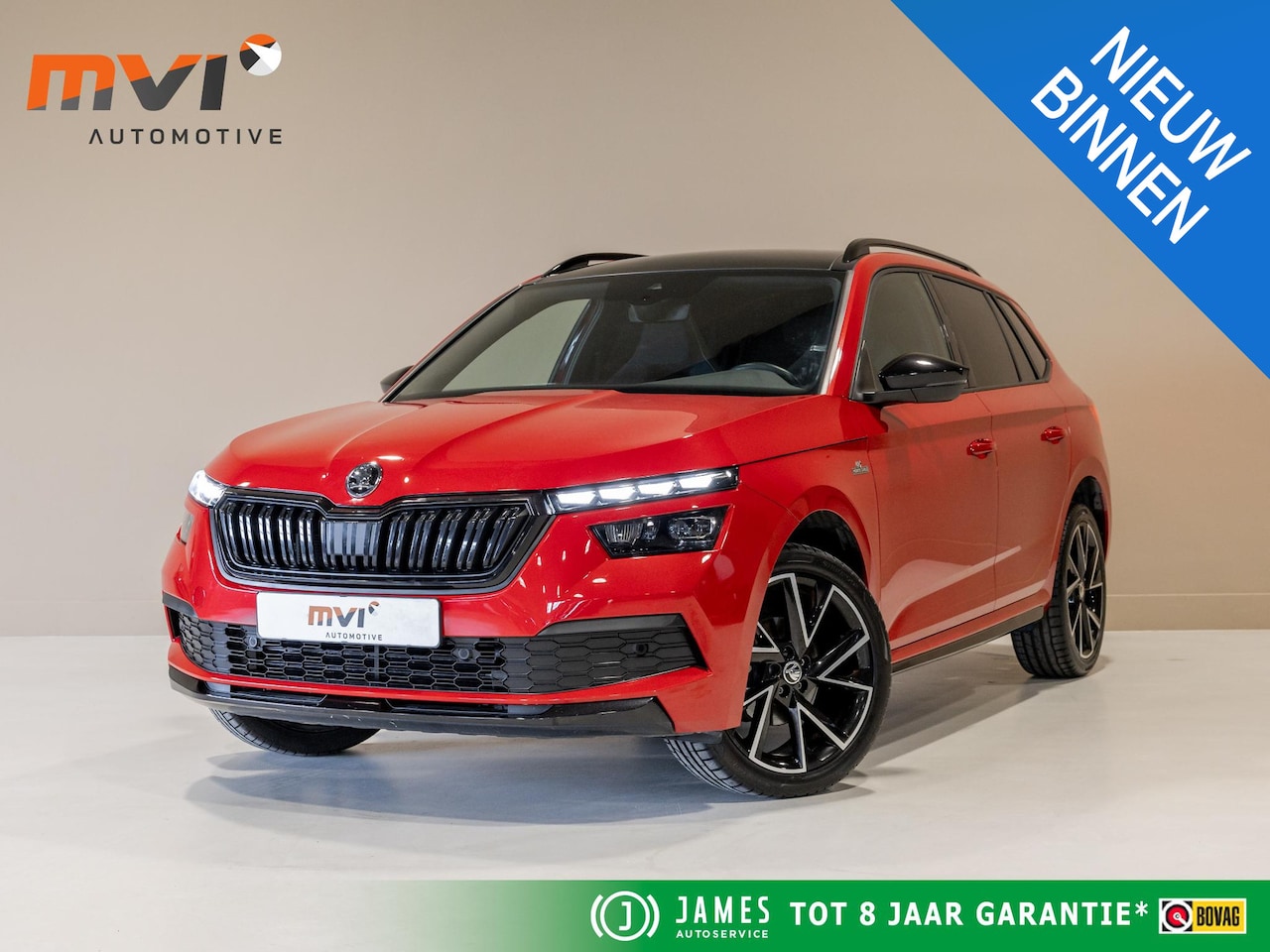 Skoda Kamiq - 1.0 TSI Monte Carlo / 110pk / Panorama dak / Achteruitrij camera / Adaptieve cruise contro - AutoWereld.nl