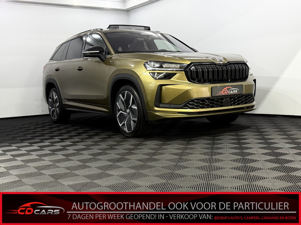 Skoda Kodiaq - 1.5 TSI PHEV Sportline Business Plug-in Panoramadak, Camera, Half leder, Winterpakket, Hea - AutoWereld.nl