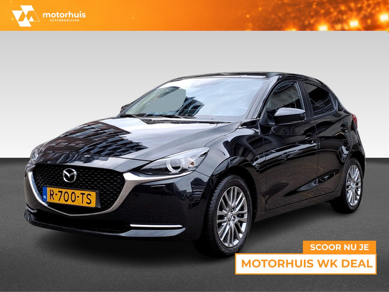 Mazda 2 - 1.5 SKYACTIV-G 90PK LUXURY NAVI CAMERA HUD LED ECC NAP - AutoWereld.nl